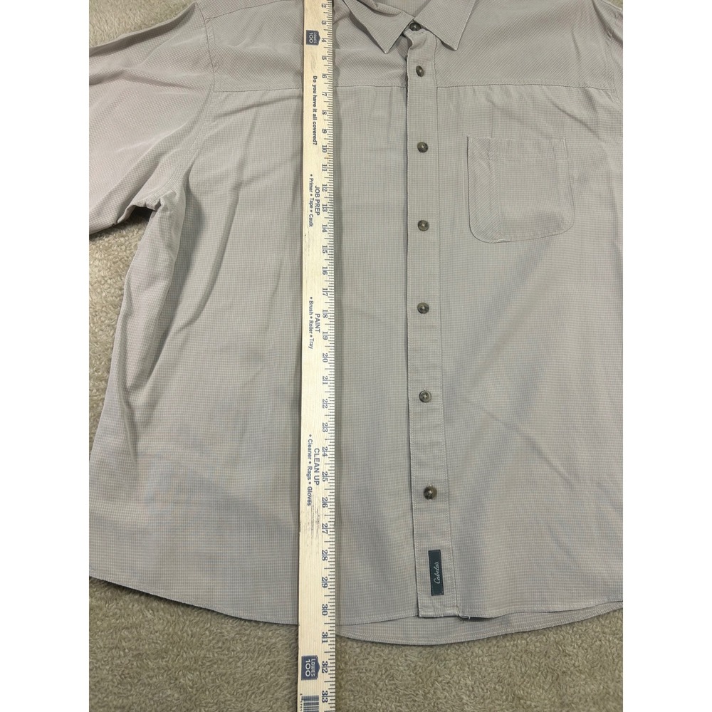 Cabelas Lot of 2 Mens 2XL Reg Plaid Short Sleeve Button‎ Up Shirt Casual Outdoor - Picture 3 of 12